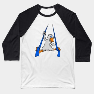 Aerial Silk Swan Baseball T-Shirt